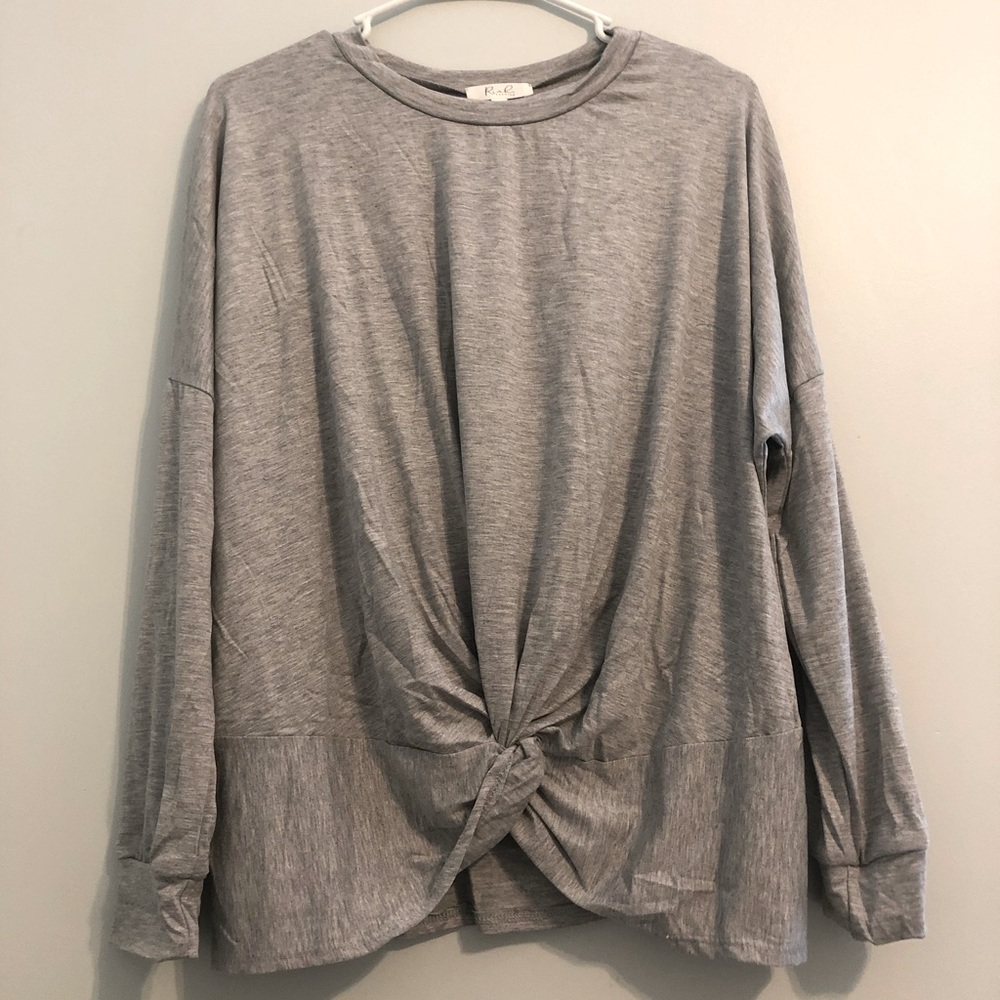 Grey Longsleeve Top